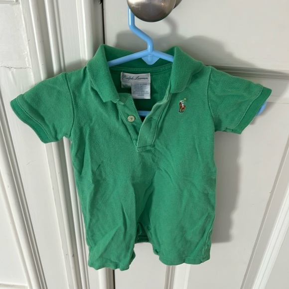 Ralph Lauren Other - Ralph Lauren Green Kids One Piece Bodysuit